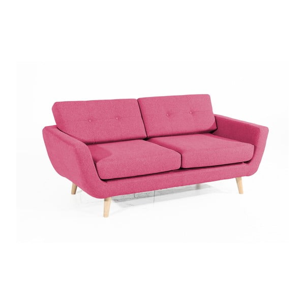 Różowa sofa dwuosobowa Max Winzer Melvin