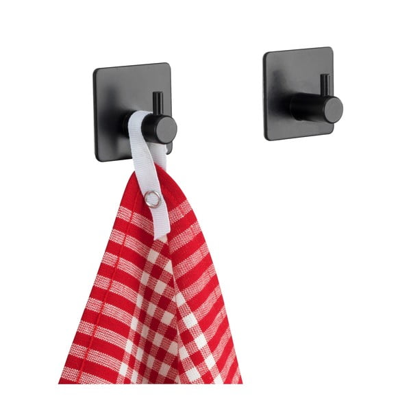 Samoprzylepne haczyki ze stali nierdzewnej zestaw 2 szt. Ureo – Wenko-image-2