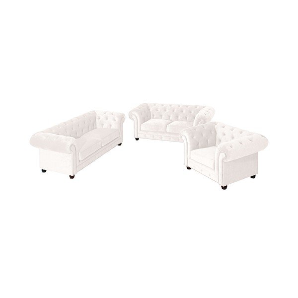 Kremowa sofa Max Winzer Orleans Velvet, 216 cm-image-3