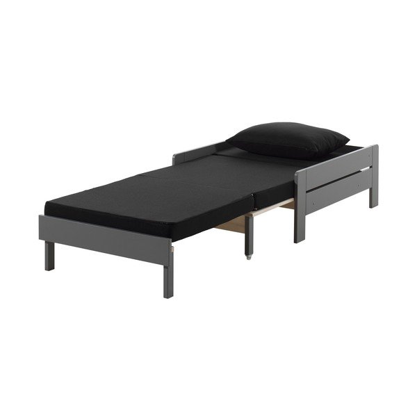 Czarno-szary fotel dziecięcy Pino – Vipack-image-2