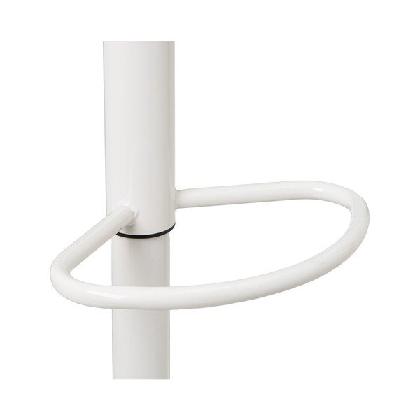 Białe hokery z imitacji skóry z regulowaną wysokością zestaw 2 szt. (wysokość siedziska 56,5 cm) – Casa Selección-image-3