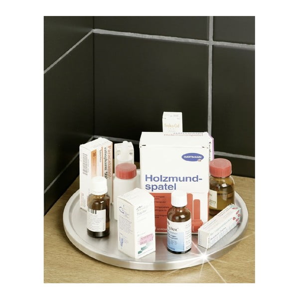 Taca obrotowa ze stali nierdzewnej Wenko Turn Uno, ø 26,5 cm-image-2