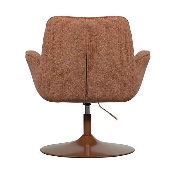 Pomarańczowy fotel z regulowaną wysokością siedziska Marten – WOOOD-image-4