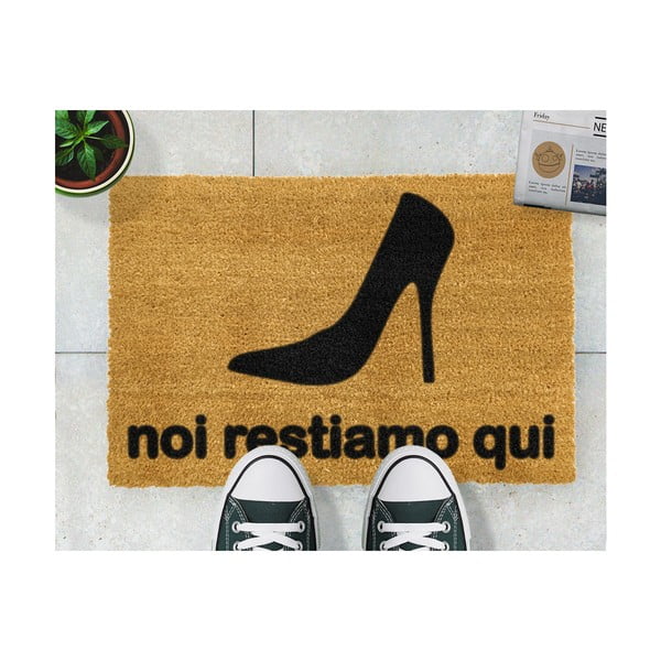 Wycieraczka Artsy Doormats Noi Restiamo, 40x60 cm
