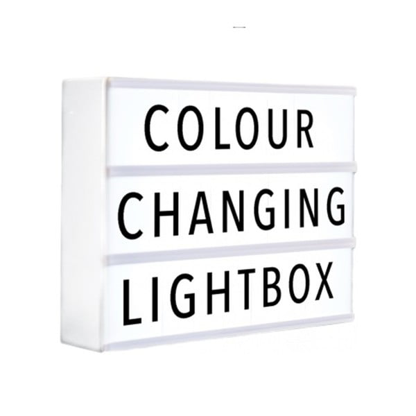 Oświetlenie dekoracyjne ze 120 znakami Gingersnap Changing White A4