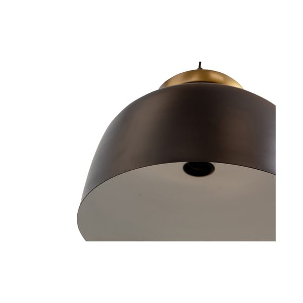 Czarna lampa wisząca z metalowym kloszem ø 31 cm Linne – WOOOD-image-4