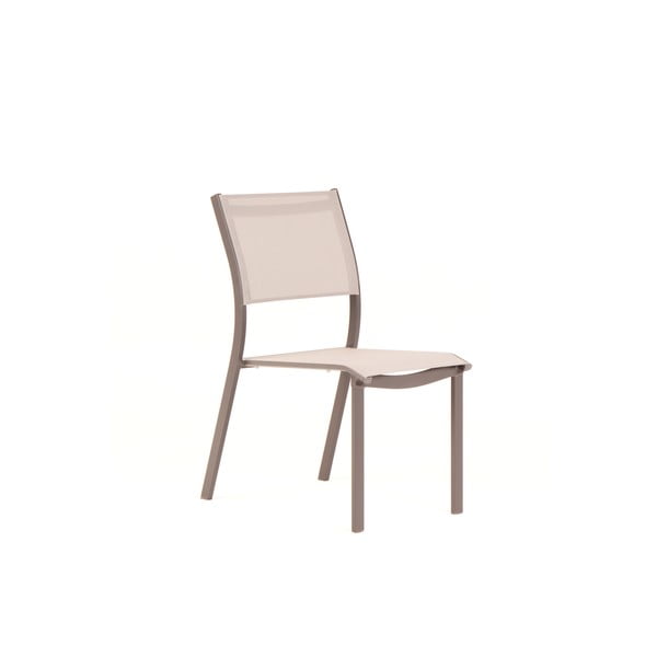 Szare metalowe krzesła ogrodowe zestaw 4 szt. Mistral – Ezeis