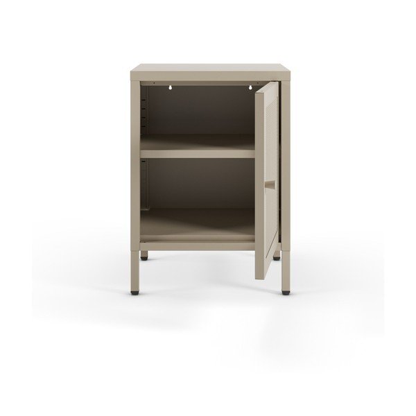 Kremowa szafka nocna Fayna – Marckeric-image-1