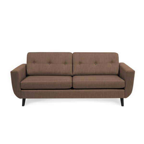 Brązowa sofa 3-osobowa Vivonita Harlem