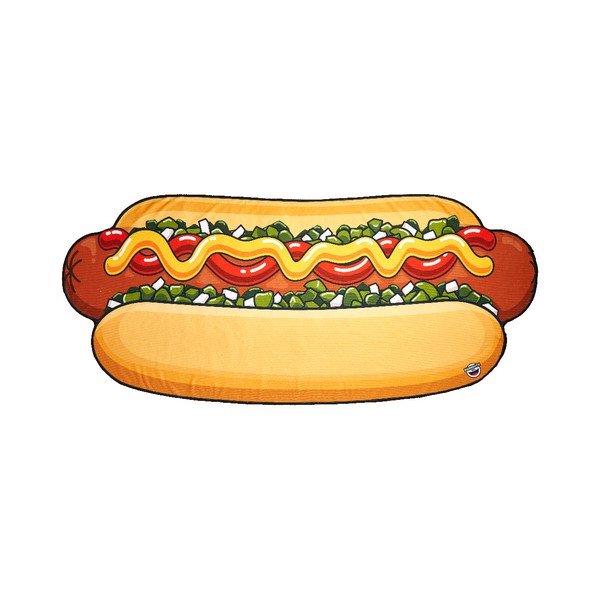 Koc plażowy w kształcie hot-doga Big Mouth Inc., 215,9x95,5 cm