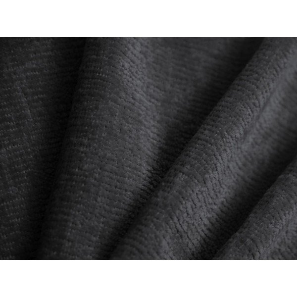 Ciemnoszare tapicerowane łóżko jednoosobowe ze schowkiem i stelażem 90x200 cm Lupine – Micadoni -image-4