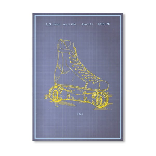 Plakat Rollerskates, 30x42 cm