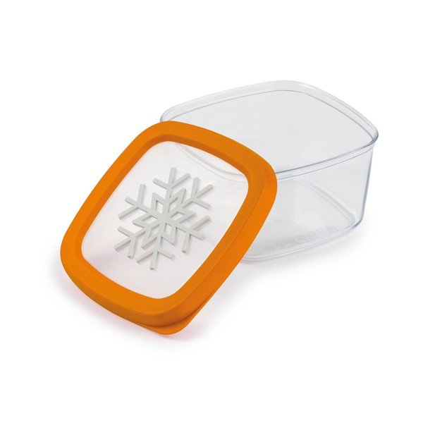 Pomarańczowy pojemnik na żywność Snips Snowflake, 1 l-image-3