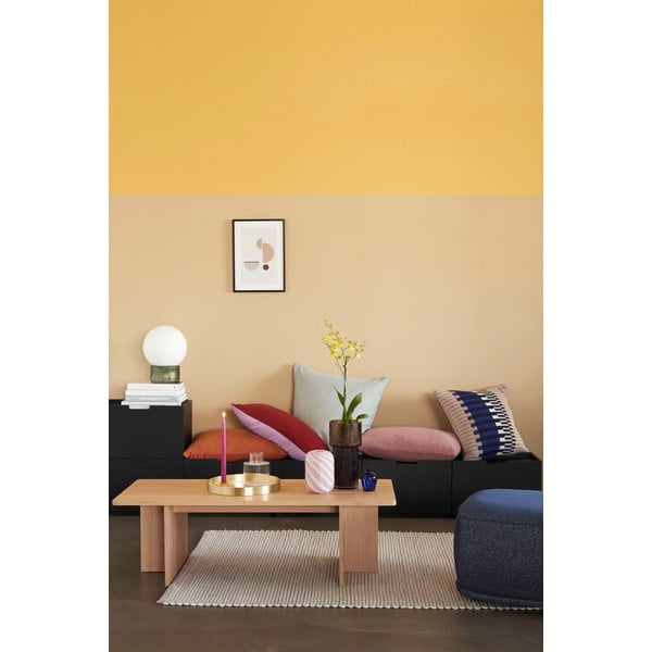 Stolik z drewna dębowego Hübsch Split, 120x50 cm-image-1