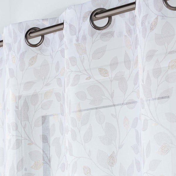 Biała firanka z woalu 140x240 cm Duchesse – douceur d'intérieur-image-2