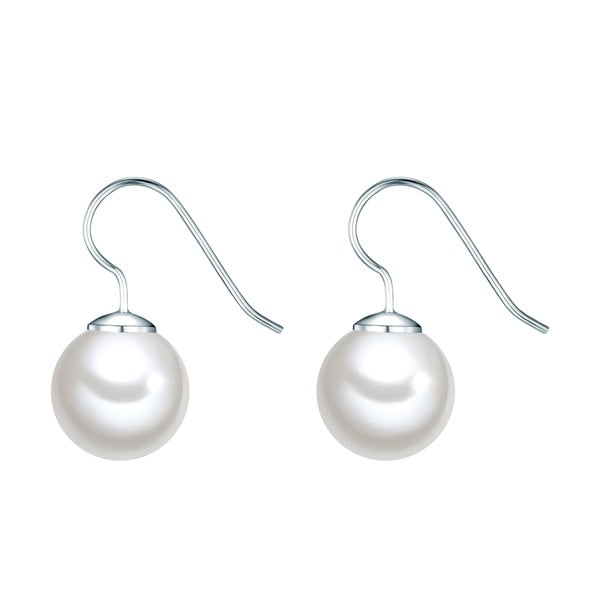 Perłowe kolczyki Kerne, biała perła 12 mm