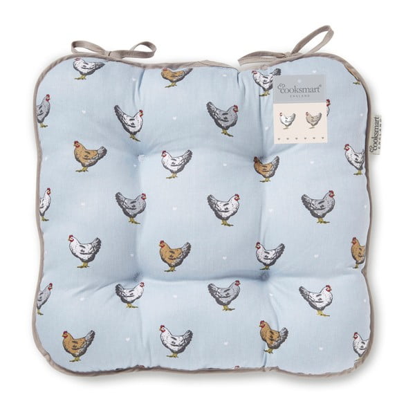 Niebieska poduszka na krzesło Cooksmart ® Farmers Kitchen-image-2