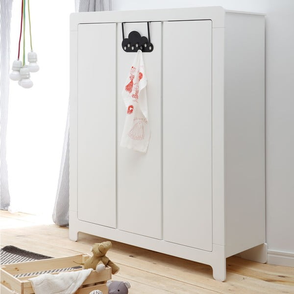 Biała szafa Moon, 185x142 cm-image-2