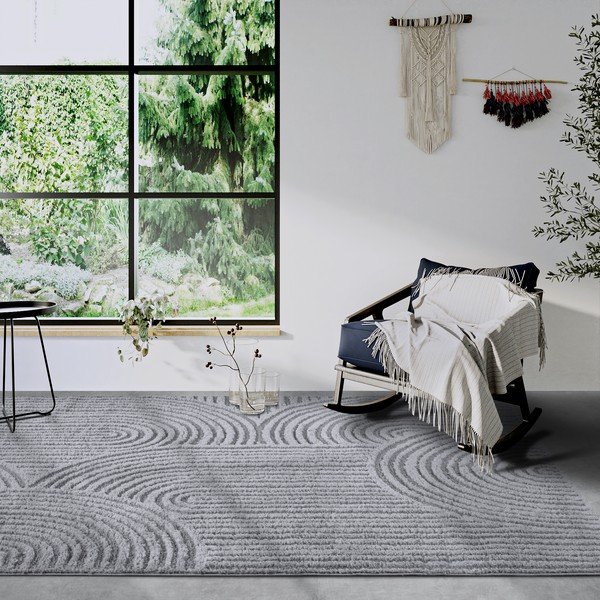Szary dywan 80x120 cm Chappe Light Grey – Elle Decoration-image-1