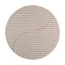 Beżowy okrągły dywan odpowiedni na zewnątrz ø 120 cm Desert 1301 – Ayyildiz Carpets