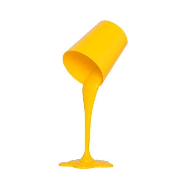 Żółta lampa stołowa Homemania Decor Ximena