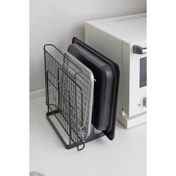 Czarny metalowy organizer Yamazaki Tower-image-4