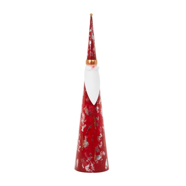 Dekoracja Archipelago Small Red Cone Santa, 41 cm