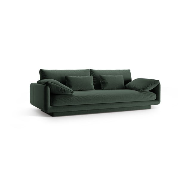 Ciemnozielona sofa 220 cm Torino – Micadoni Home-image-1
