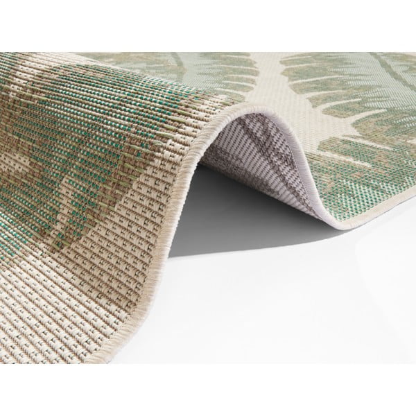 Zielono-beżowy dywan odpowiedni na zewnątrz Ragami Leaf, 180x280 cm-image-1