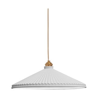 Biała lampa wisząca SULION Elena, wys. 150 cm