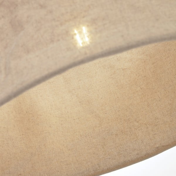 Beżowy tekstylny abażur ø 50 cm Mariela – Kave Home-image-2