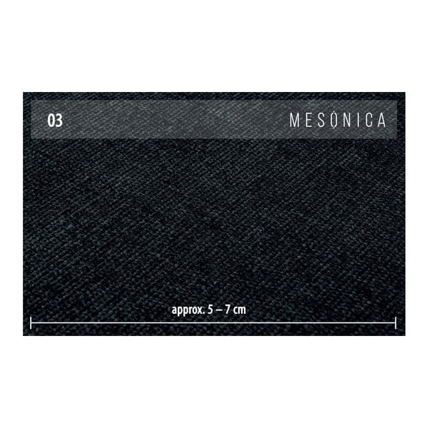Czarna 2-osobowa sofa MESONICA Toro-image-4