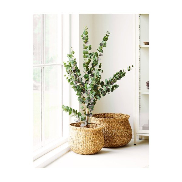 Doniczki zestaw 2 szt. z trawy morskiej ø 46 cm Eden – House Nordic-image-2