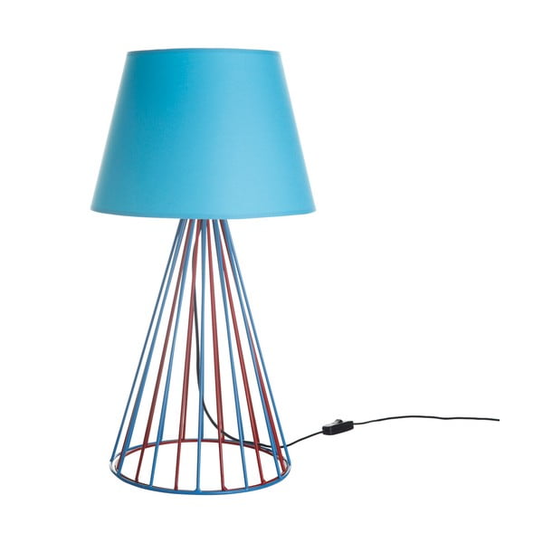 Lampa stołowa Wiry Blue/Red