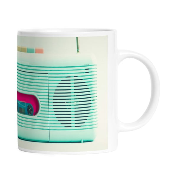 Kubek ceramiczny Retro Radio, 330 ml-image-1