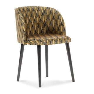 Krzesło z aksamitnym obiciem Windsor & Co Sofas Aurora