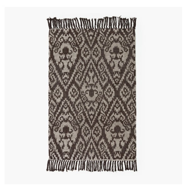 Brązowy dywan Lluvia, 60x90 cm