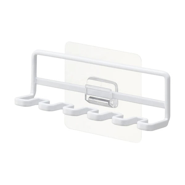Biały samoprzylepny metalowy uchwyt na szczoteczki do zębów Film Hook – YAMAZAKI