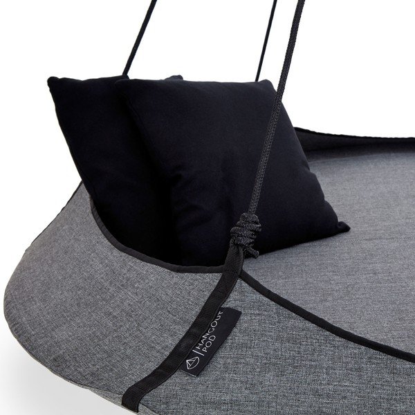 Szara huśtawka ogrodowa –  Hangout Pod-image-1