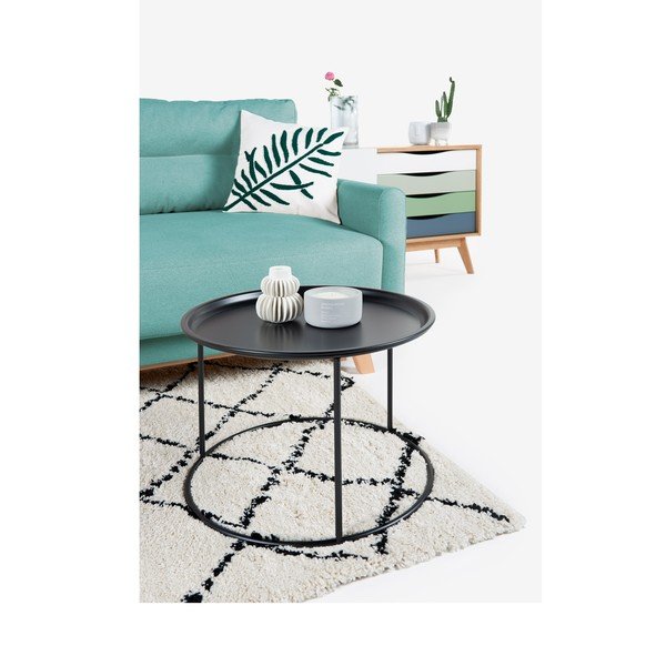 Turkusowa sofa rozkładana Bonami Selection Pop-image-1