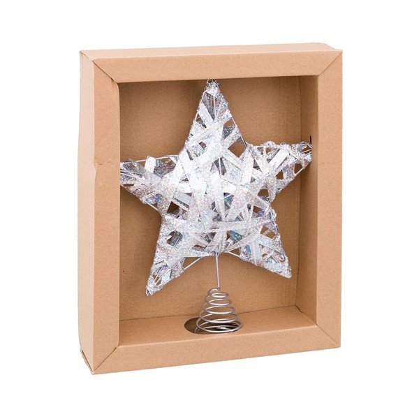 Metalowy czubek na choinkę Star – Casa Selección-image-1