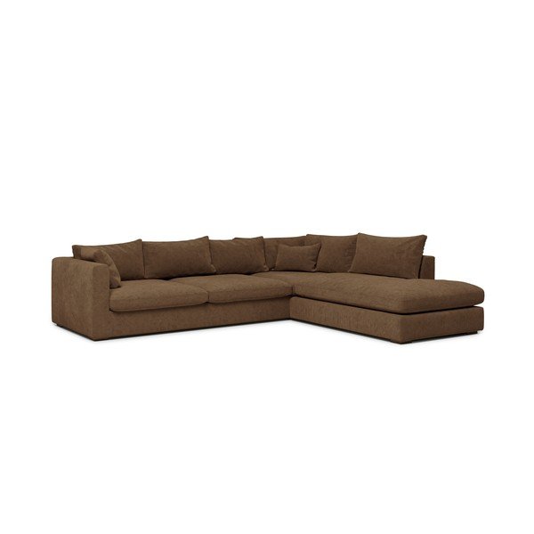 Brązowy narożnik (prawostronny) Comfy – Scandic-image-1