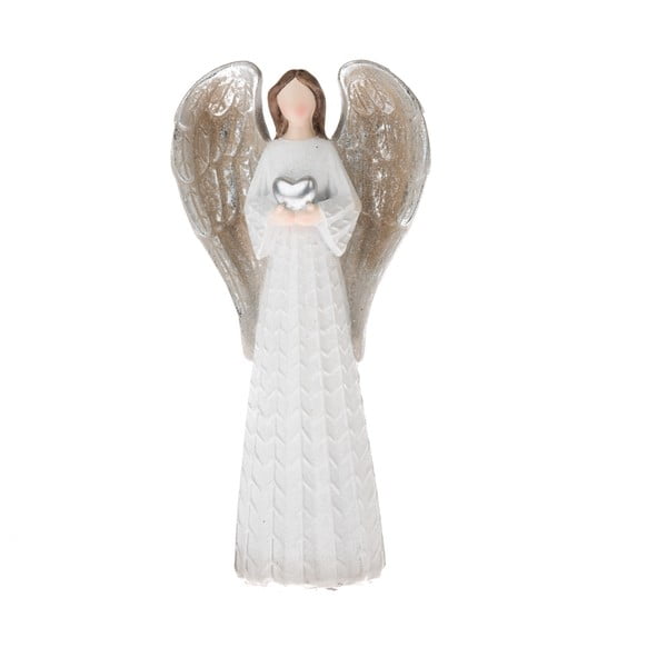 Figurka anioła z sercem Dakle, wys. 19,5 cm
