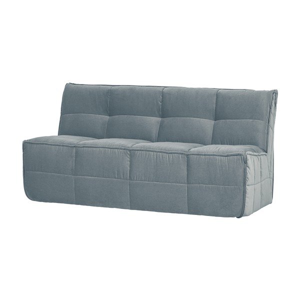 Niebieska aksamitna tapicerowana ławka Cluster – vtwonen-image-2