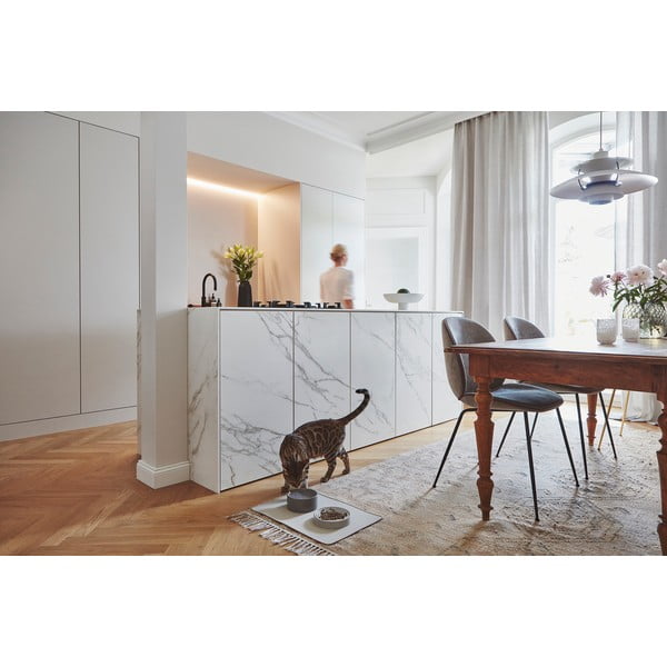 Porcelanowa miska spowalniająca jedzenie dla kotów ø 16 cm Piatto Nougat S – MiaCara-image-1