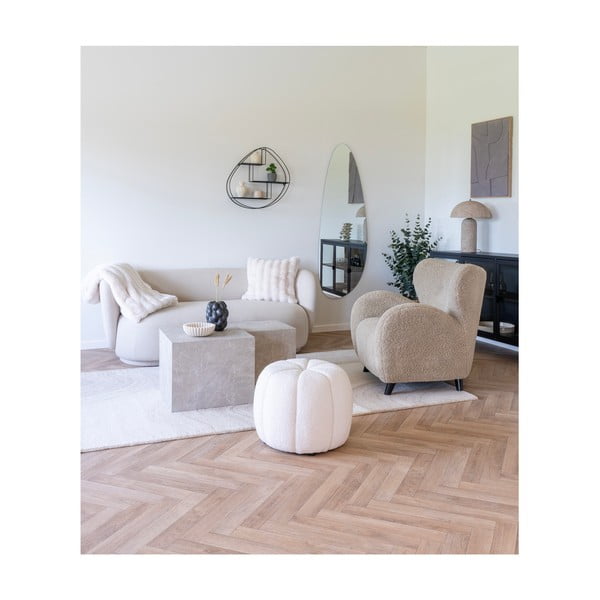 Poduszka dekoracyjna ze sztucznego futra 45x45 cm Galena – House Nordic-image-4