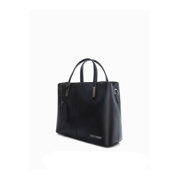 Czarna torebka skórzana Sofia Cardoni Troso-image-2