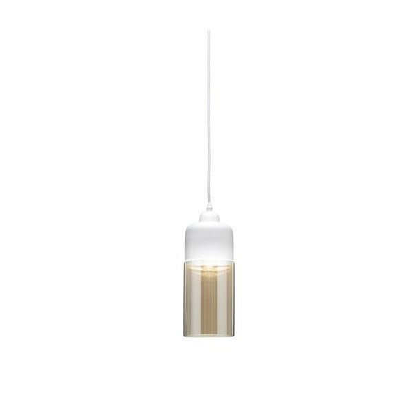Biała lampa wisząca Design Twist Caracol