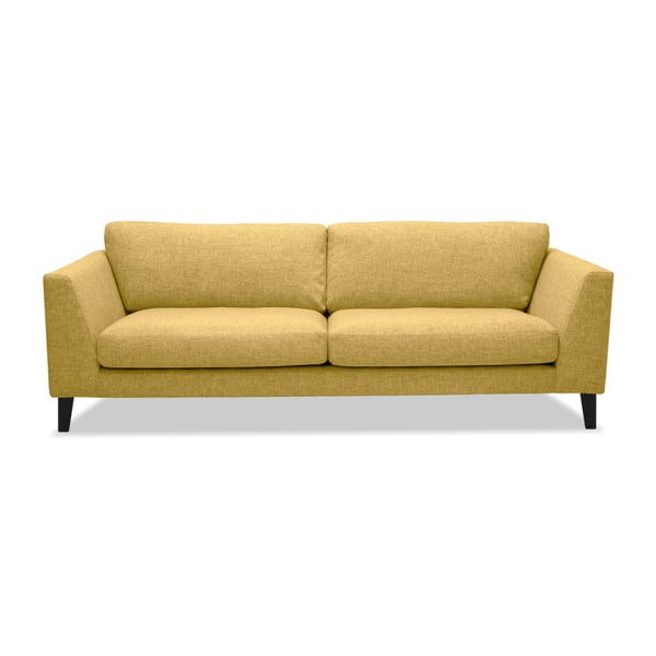 Żółta sofa 3-osobowa Vivonita Monroe