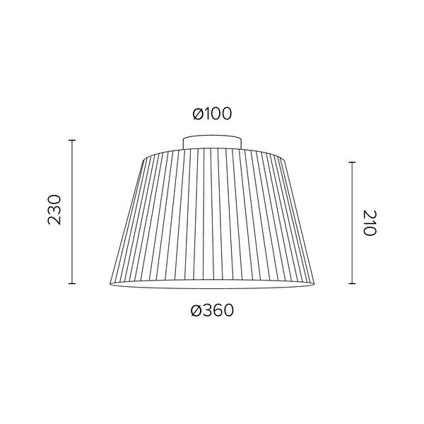 Kremowa lampa sufitowa Sotto Luce KAMI CP, ⌀ 36 cm-image-1